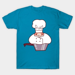 Chef Cat Sitting in Pot T-Shirt